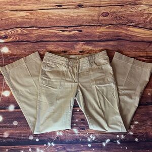 White House Black Market Tan Trousers